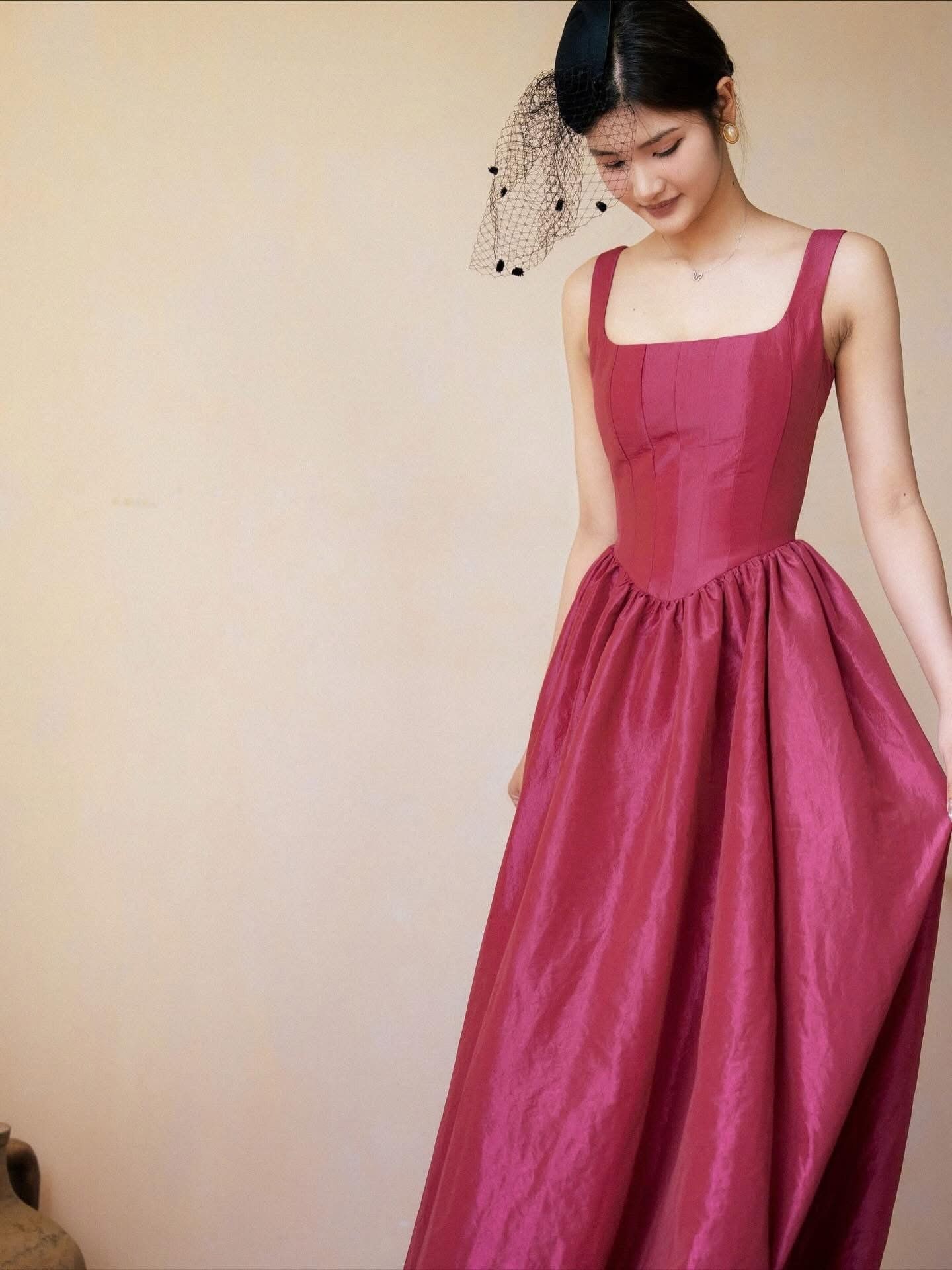  Seline Dress - Đầm Corset Dáng Dài Thiết Kế 