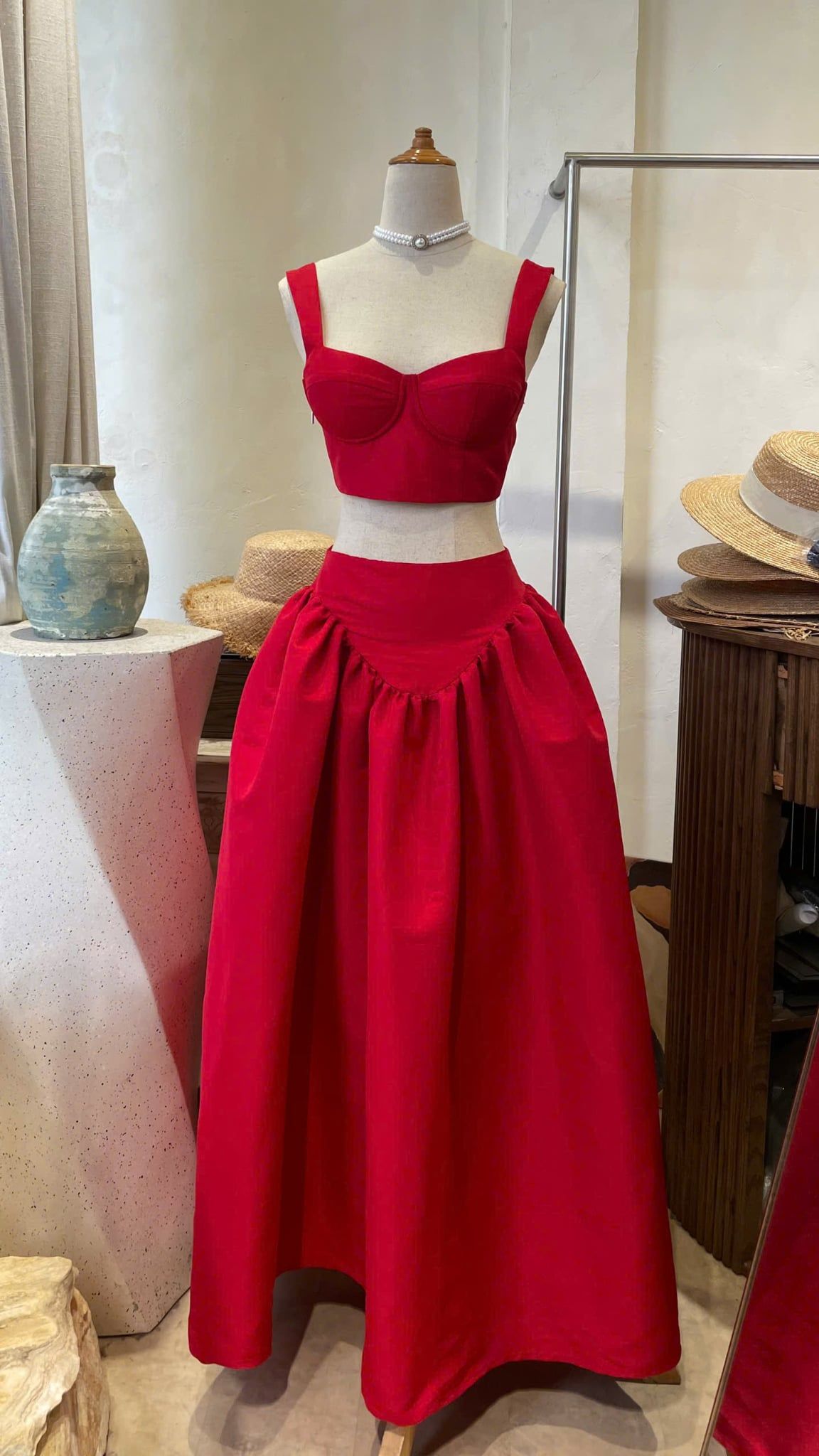  Scarlet Set - Set Áo Corset Và Chân Váy 