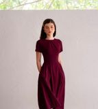 Victoria Dress - Đầm tay ngắn chữ A - POQ79 