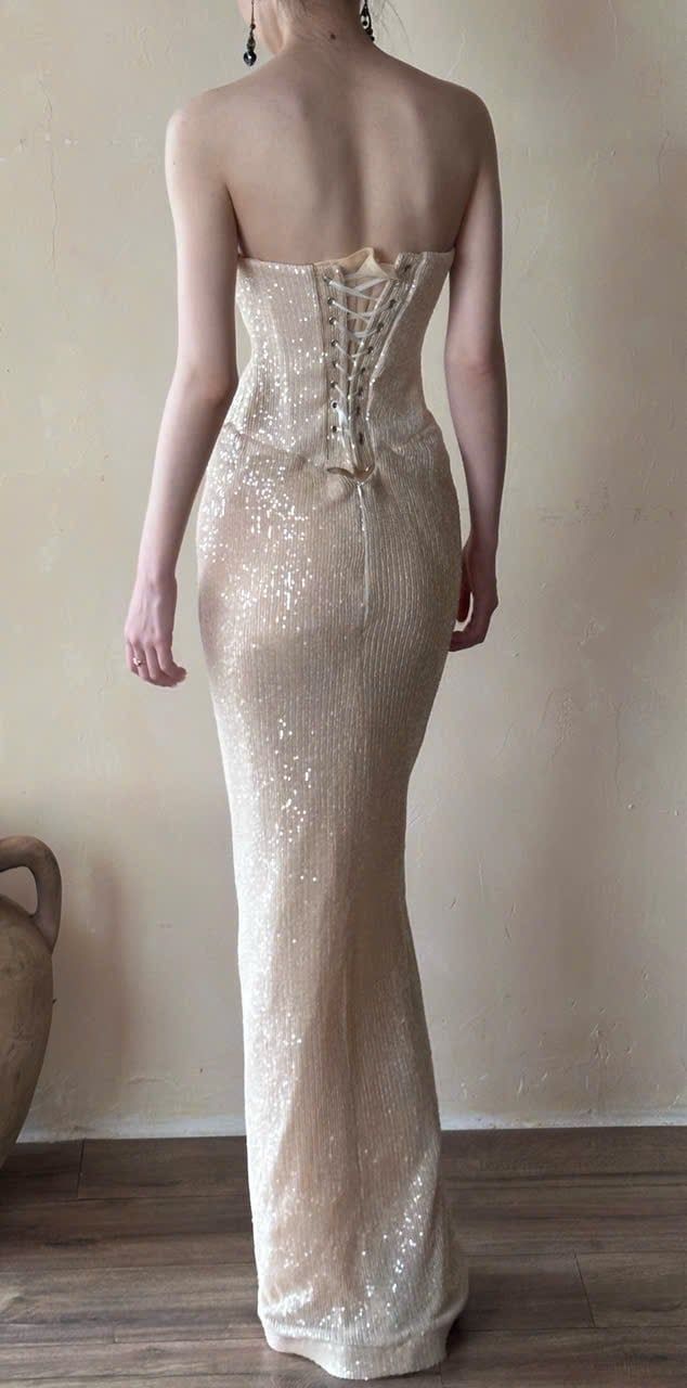  Elena Dress - Đầm Cúp Ngực Dáng Dài 