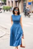  Liana Dress - Đầm sát nách chữ A - POQ79 