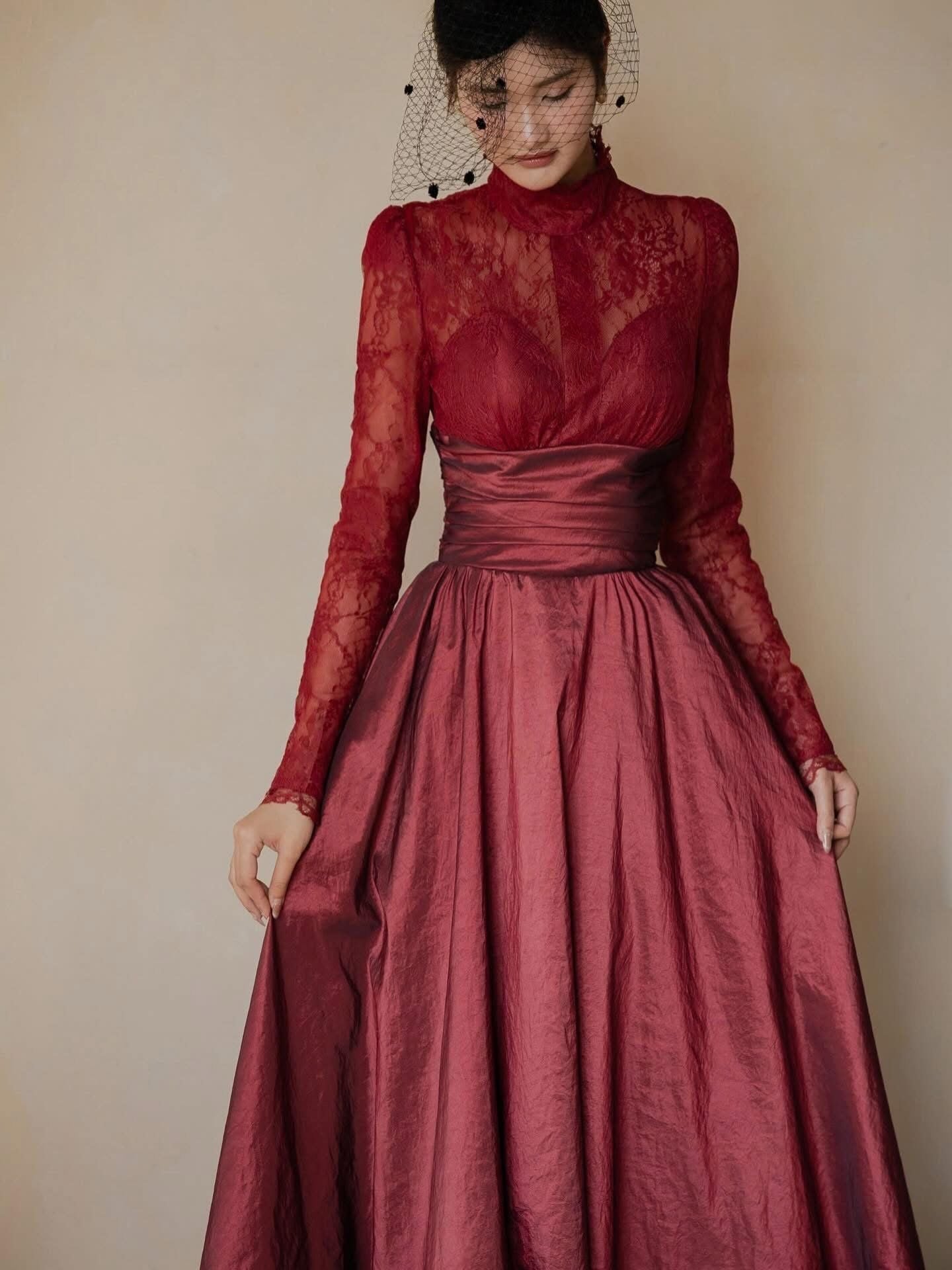 Aurelia Dress - Đầm Tay Dài Thiết Kế 