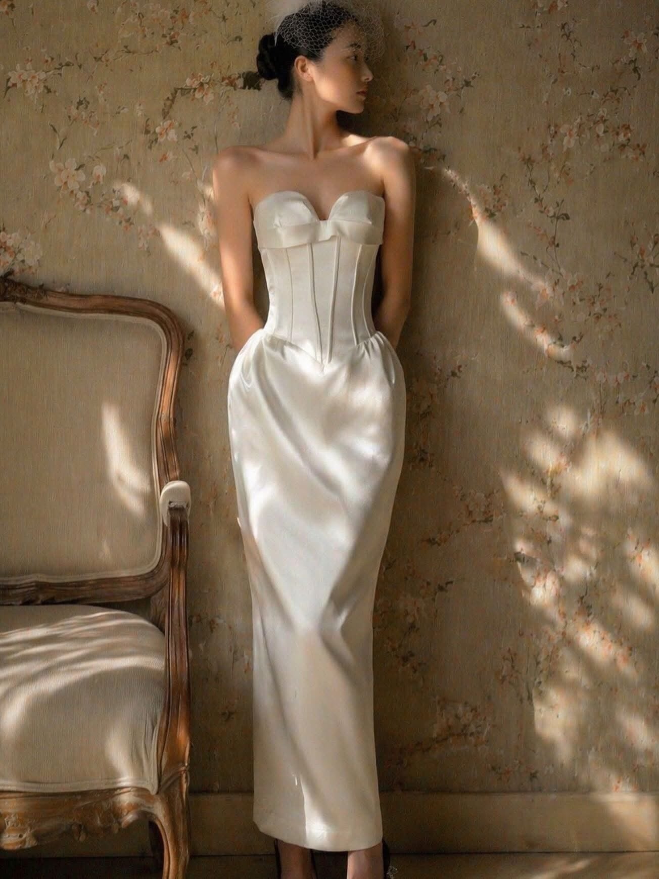  Calla Dress - Đầm Cúp Ngực Thiết Kế D0163 