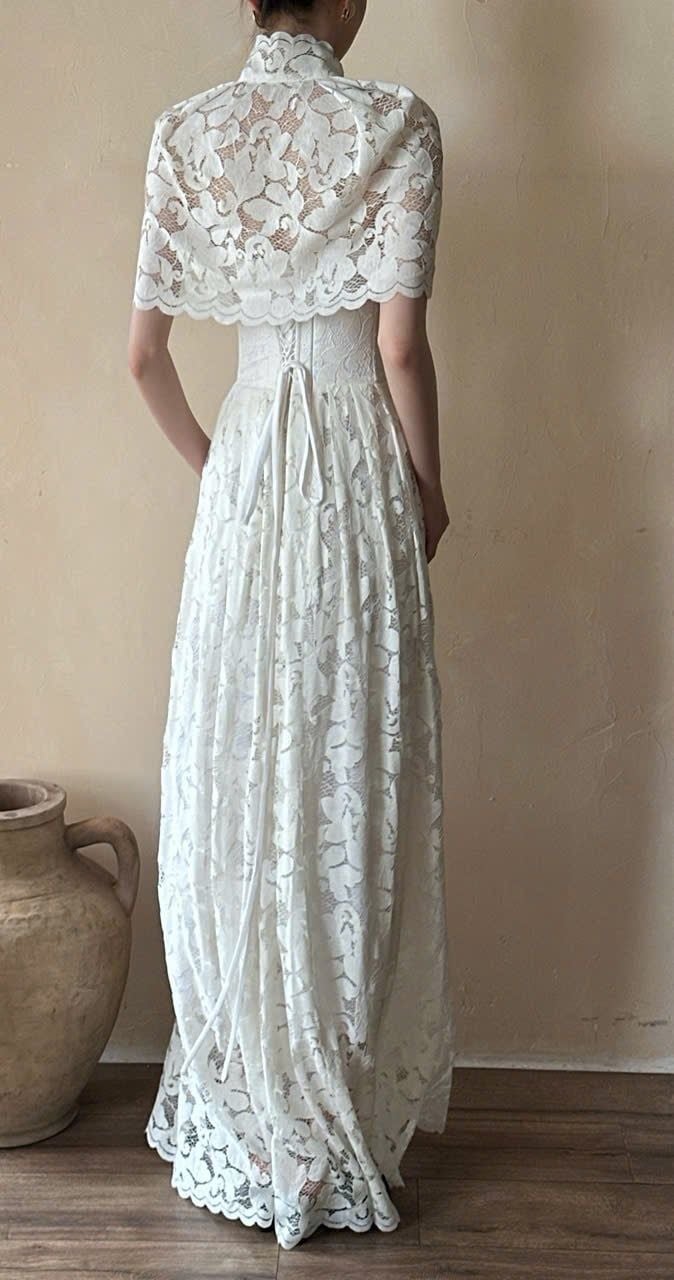  Blaire Set - Đầm Corset 2 Dây Kèm Áo Choàng 