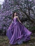  Midnight Iris Dress - Đầm Cúp Ngực Corset Thiết Kế D0159 
