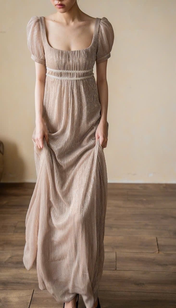  Audrey Dress - Đầm Thiết Kế Tay Bồng 