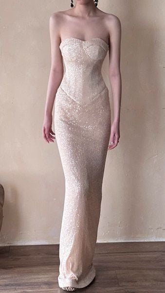  Elena Dress - Đầm Cúp Ngực Dáng Dài 