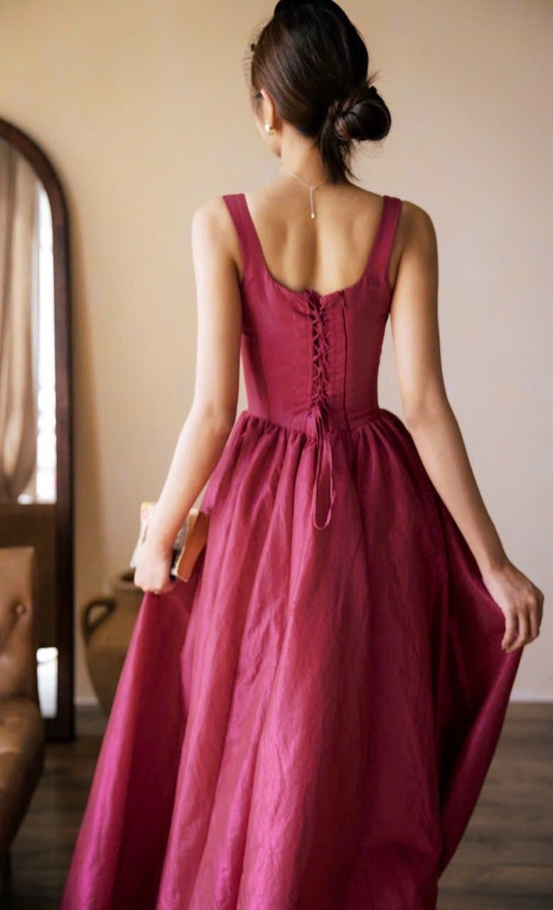  Seline Dress - Đầm Corset Dáng Dài Thiết Kế 