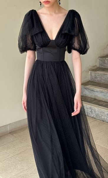 Ciel Dress - Đầm Corset Tay Bồng Thiết Kế 