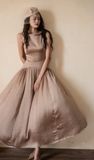  Claudette Dress - Đầm Thiết Kế Vintage QE001 