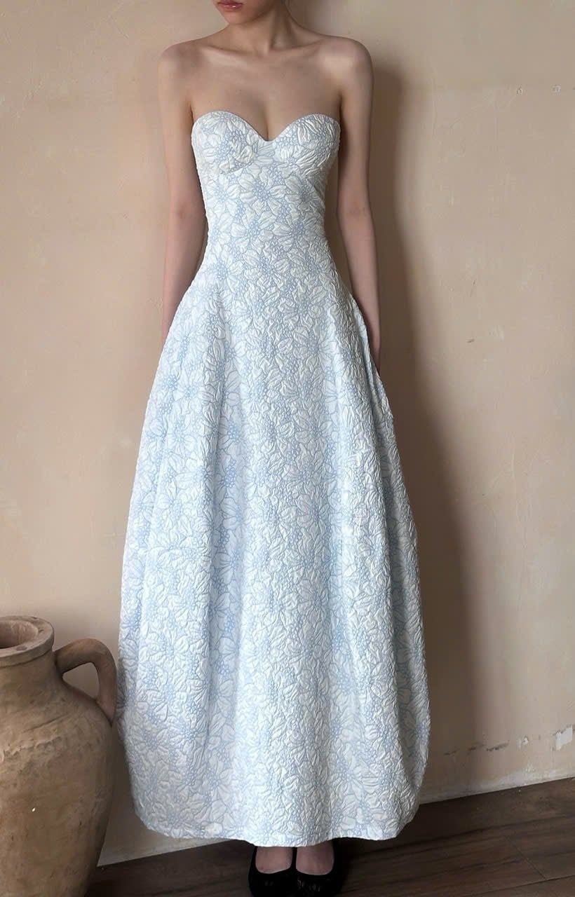  Brigitte Dress - Đầm Corset Hoa Hồng D0129 