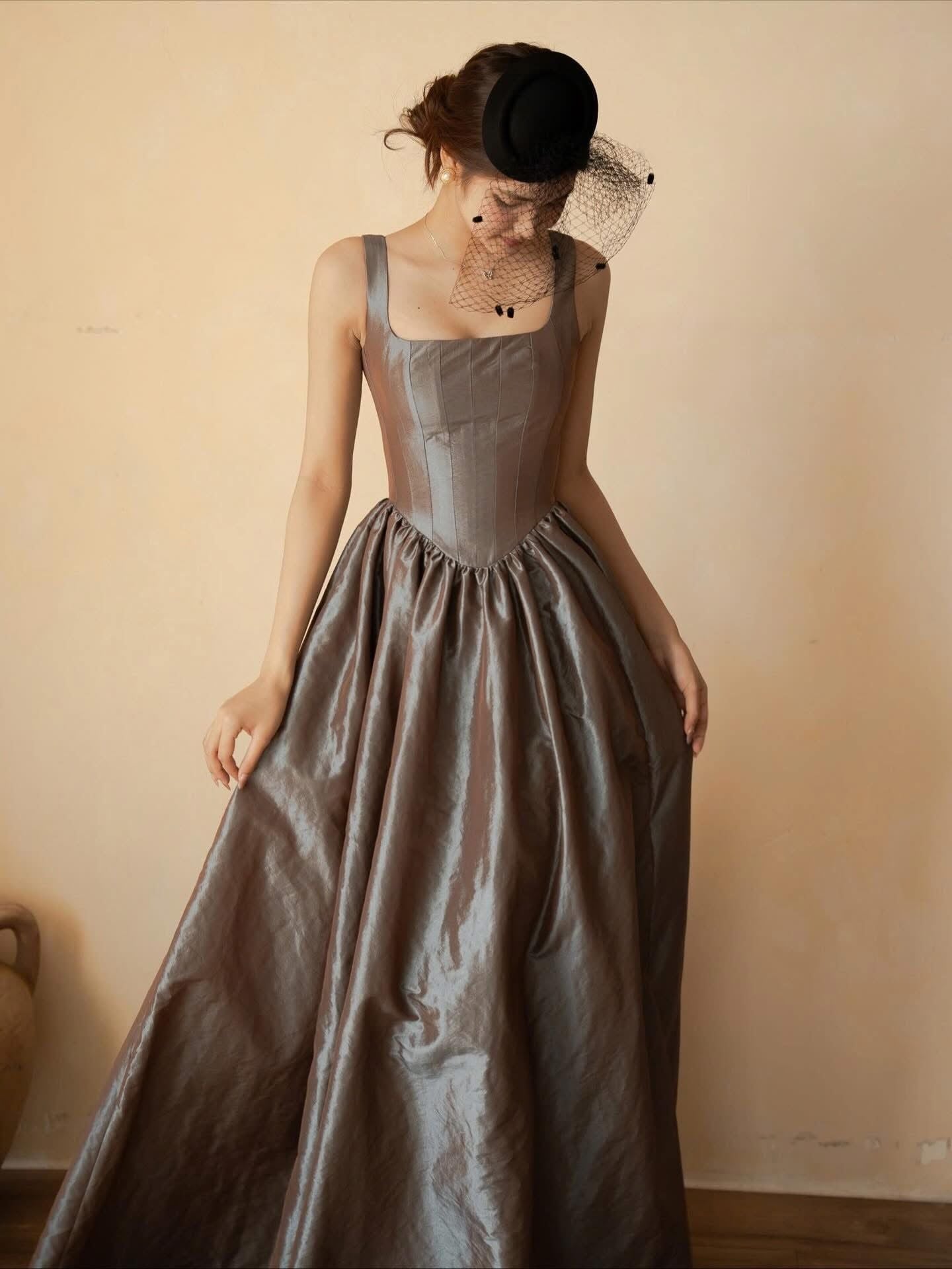  Seline Dress - Đầm Corset Dáng Dài Thiết Kế 