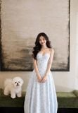  Brigitte Dress - Đầm Corset Hoa Hồng D0129 