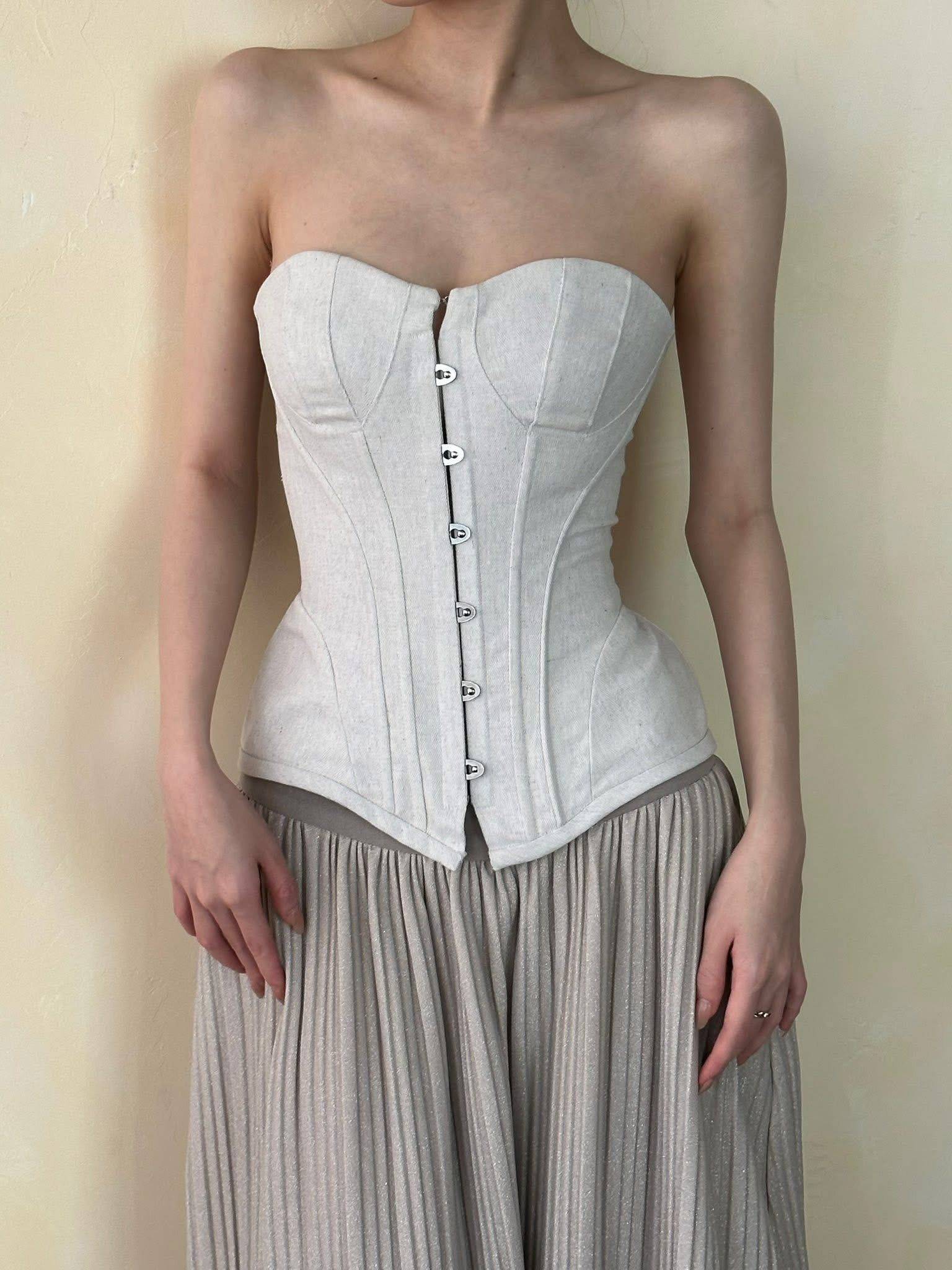  Jolly Corset - Áo Corset Linen Thiết Kế A04 