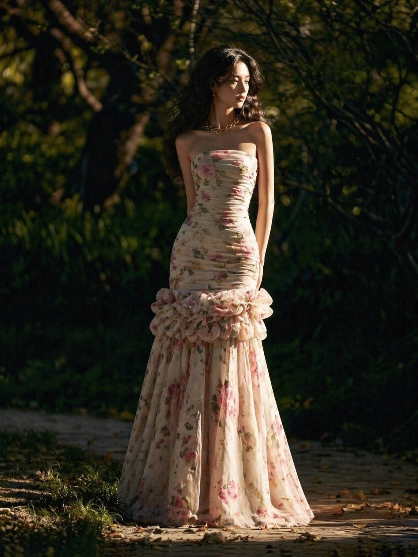 Rosaline Dress - Đầm Corset Cúp Ngực Thiết Kế 