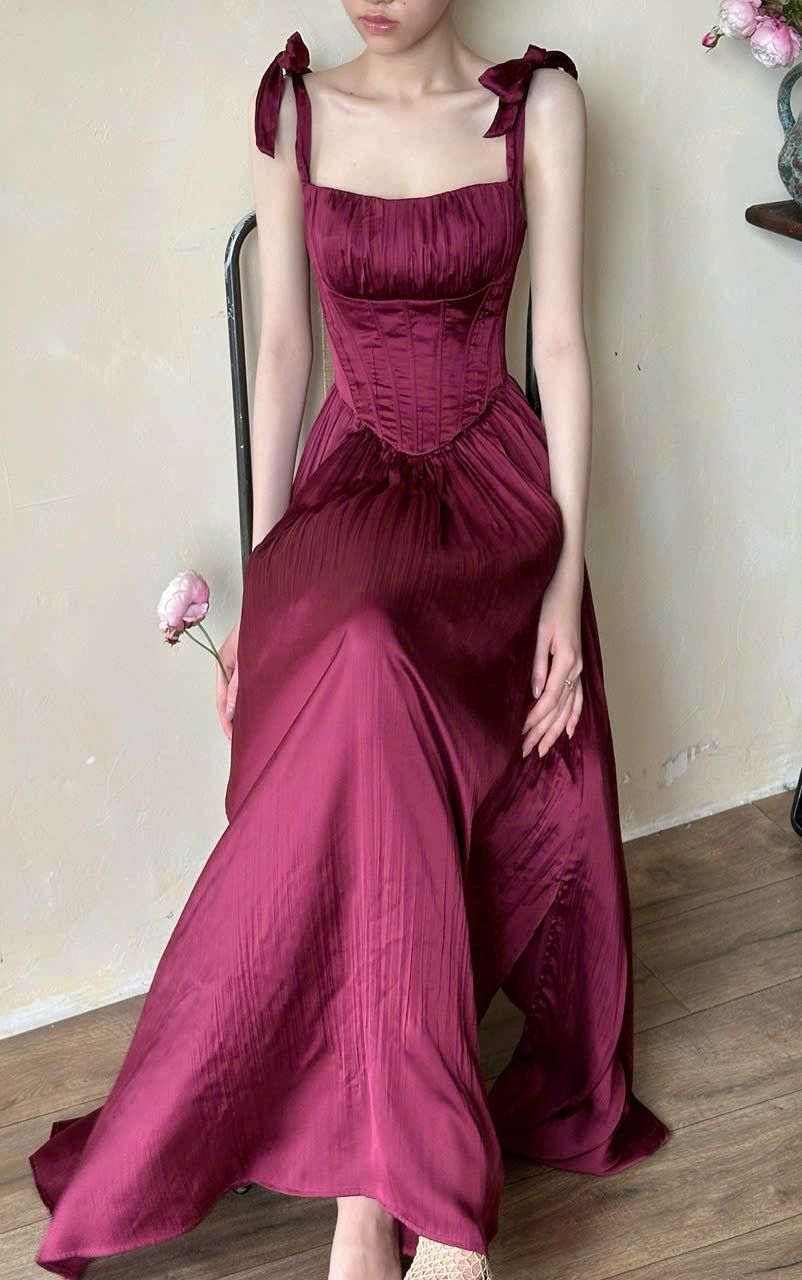  Delilah Dress - Đầm Corset Dập Ly D0130 