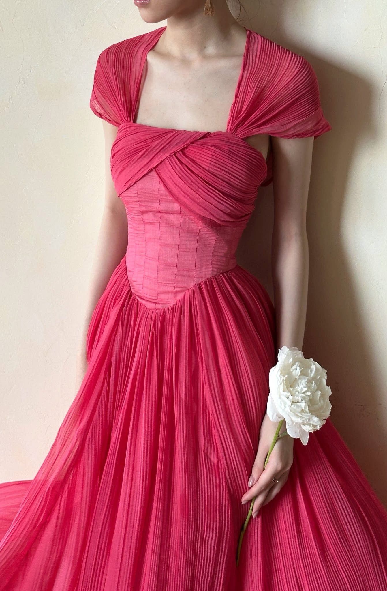  Alexandra Dress - Đầm Corset Tay Hến V20 