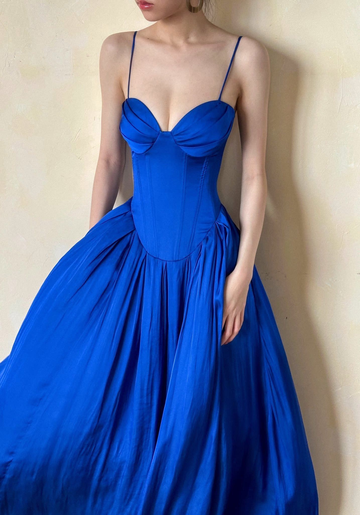  Elsie Dress - Đầm Corset Lụa Q002 