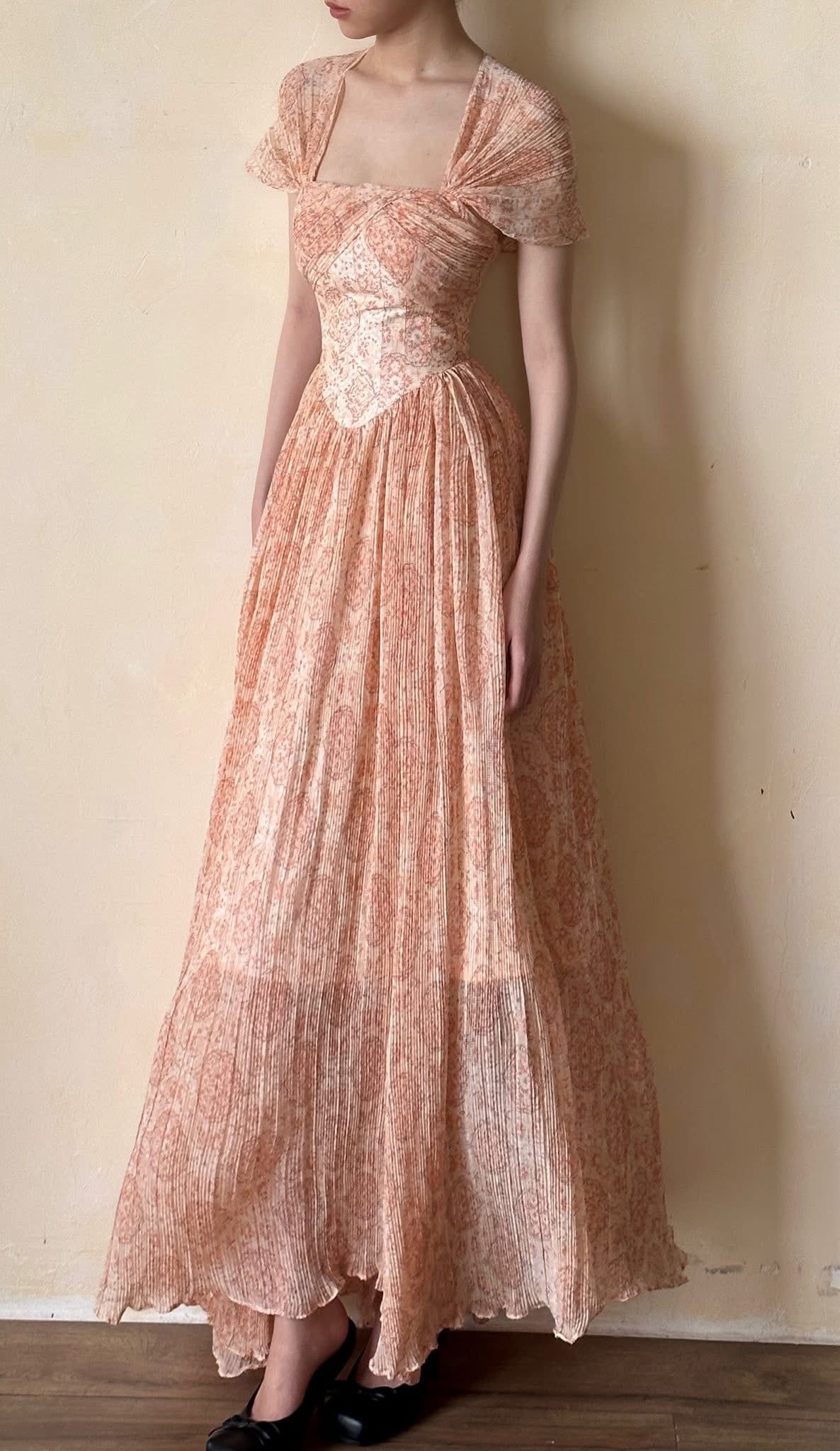  Alexandra Dress - Đầm Corset Tay Hến V20 