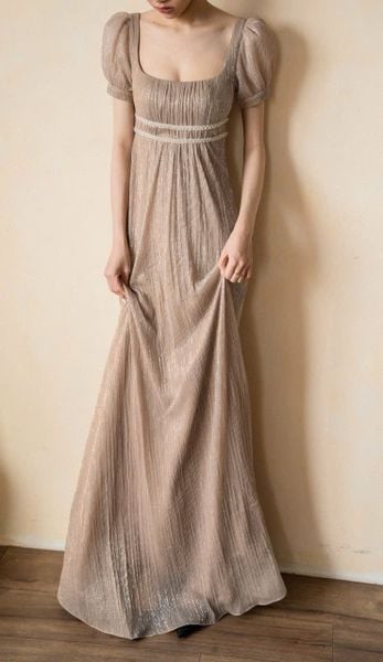 Audrey Dress - Đầm Thiết Kế Tay Bồng 