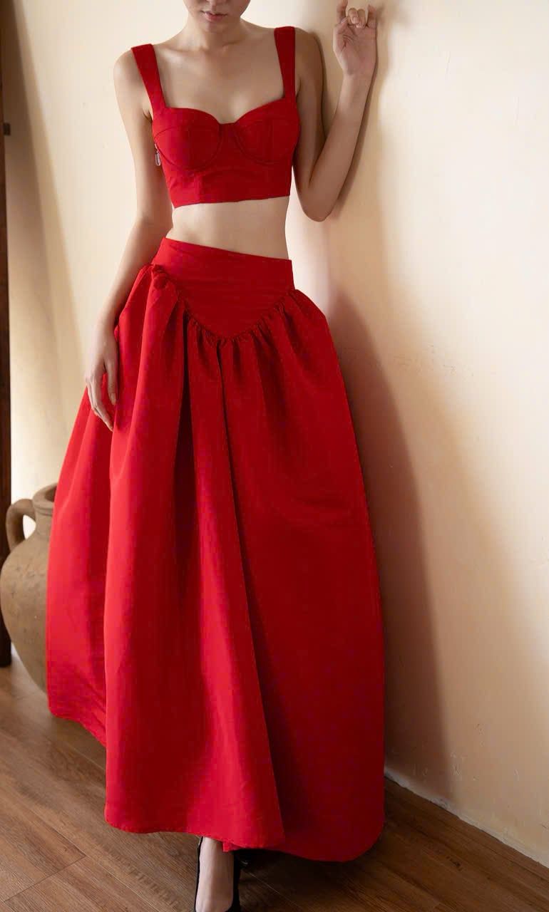  Scarlet Set - Set Áo Corset Và Chân Váy 