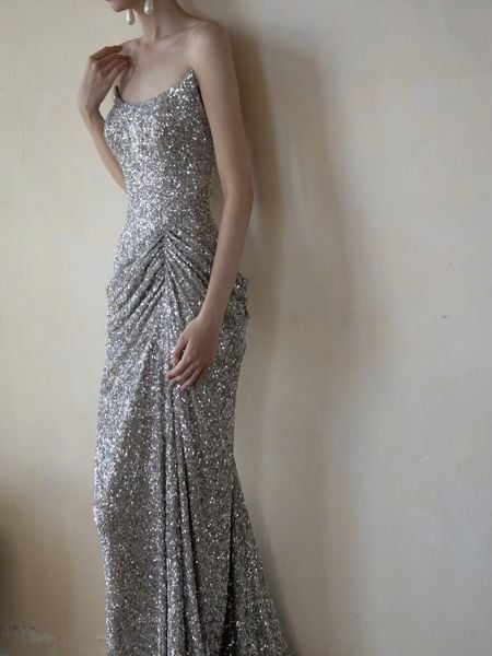  Vesper Gown  - Đầm Thiết Kế Phối Kim Tuyến 
