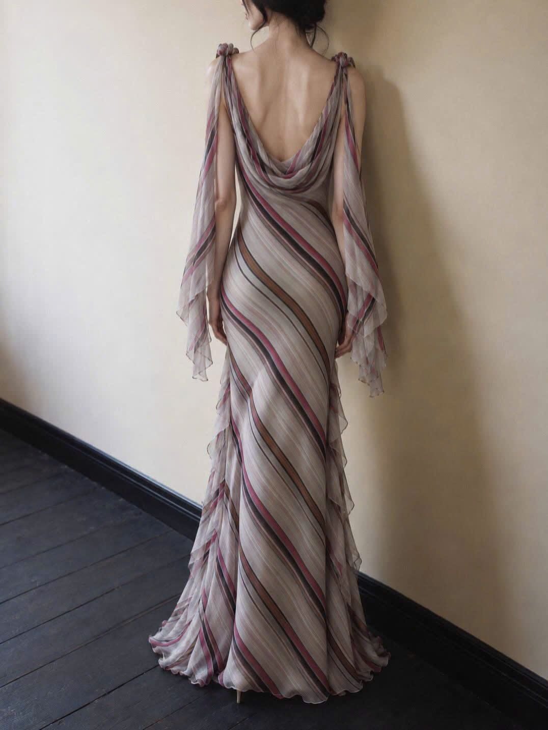  Elise Dress - Đầm Dài Cổ Đổ Thiết Kế 