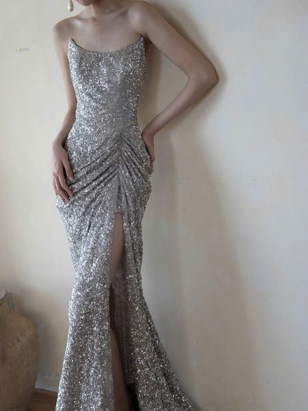 Vesper Gown  - Đầm Thiết Kế Phối Kim Tuyến 