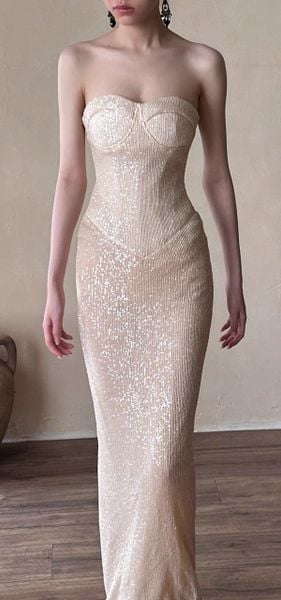  Elena Dress - Đầm Cúp Ngực Dáng Dài 