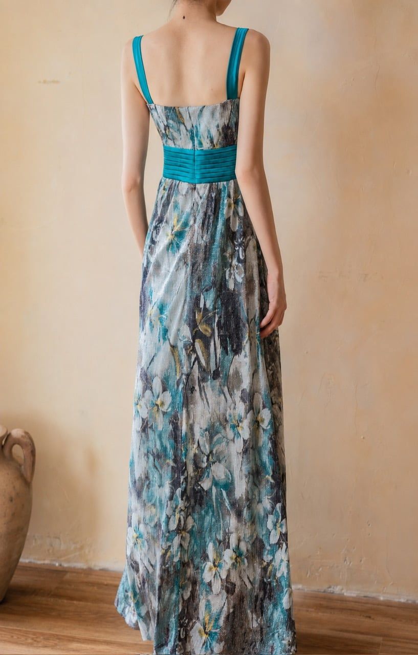  Julia Dress - Đầm Hoa Thiết Kế Dáng Dài Hai Dây D0170 