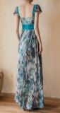 Eloise Dress - Đầm Hoa Thiết Kế Dáng Dài Tay Ngắn D0169 