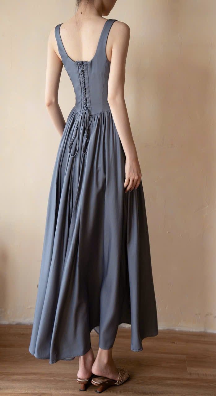  Adela Dress - Đầm Corset Cổ Điển Tay Hến V21 