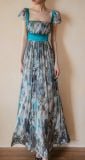  Eloise Dress - Đầm Hoa Thiết Kế Dáng Dài Tay Ngắn D0169 