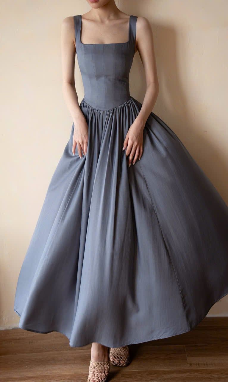  Adela Dress - Đầm Corset Cổ Điển Tay Hến V21 