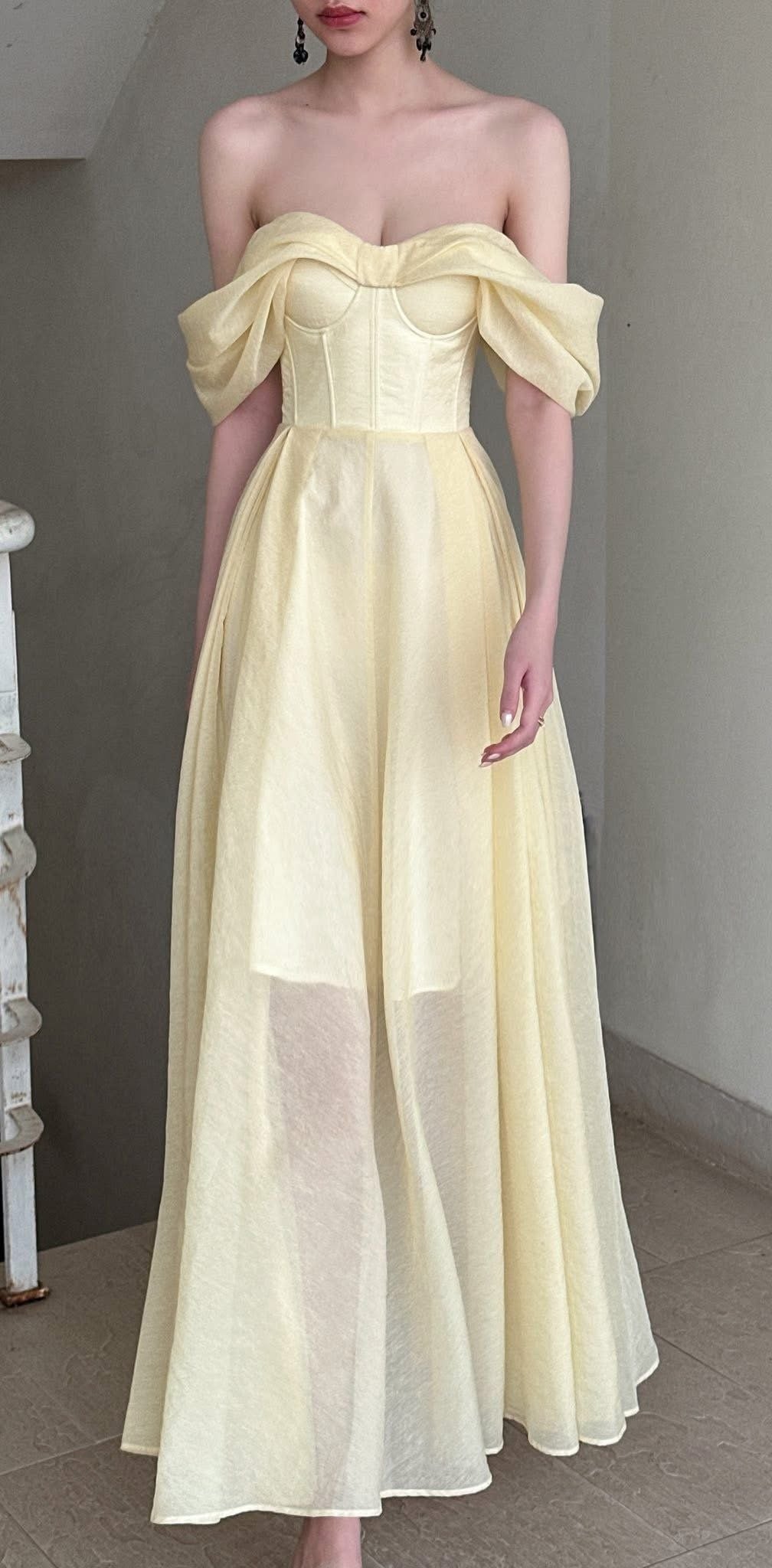  Stefany Dress - Đầm Trễ Vai Corset D008 