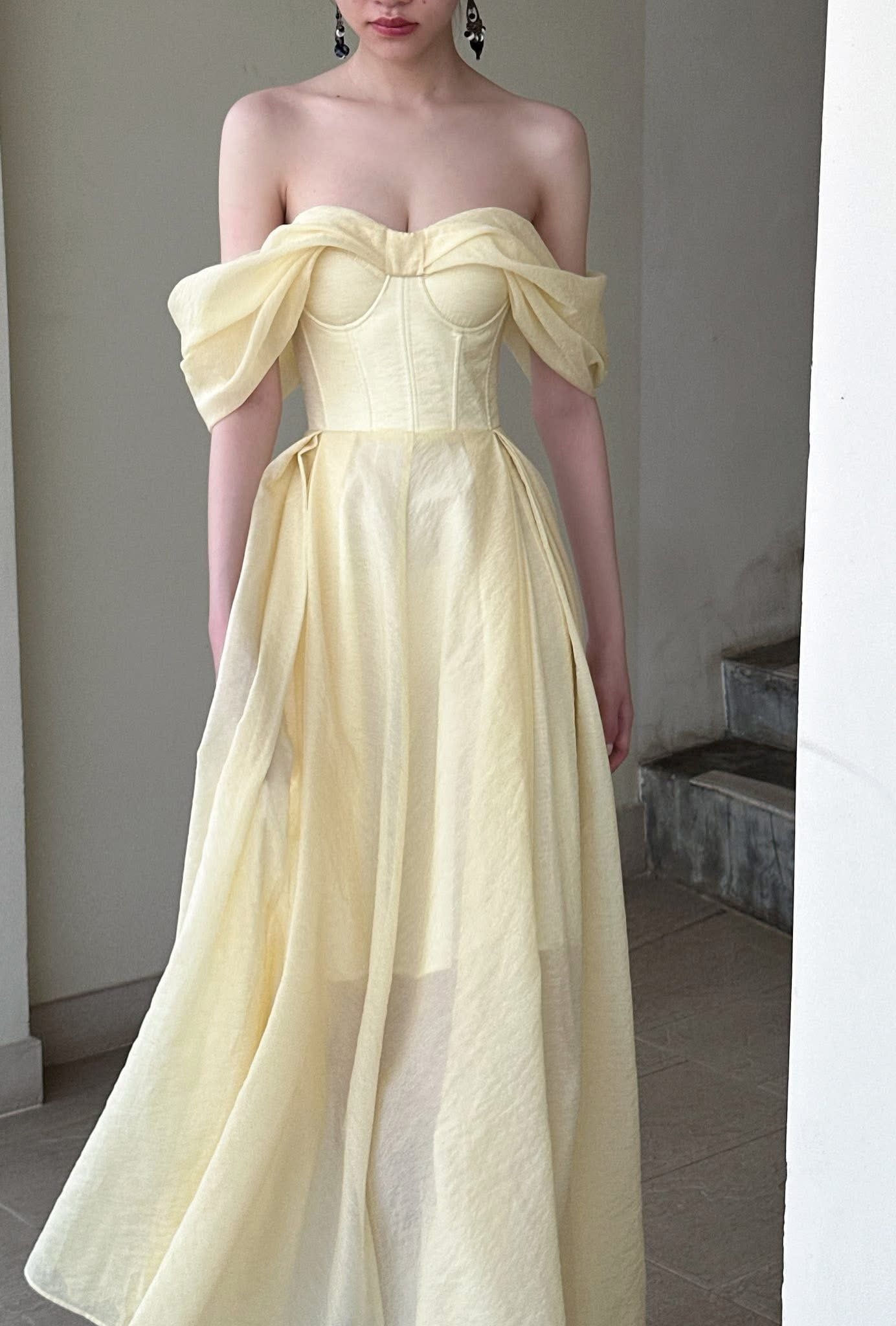  Stefany Dress - Đầm Trễ Vai Corset D008 