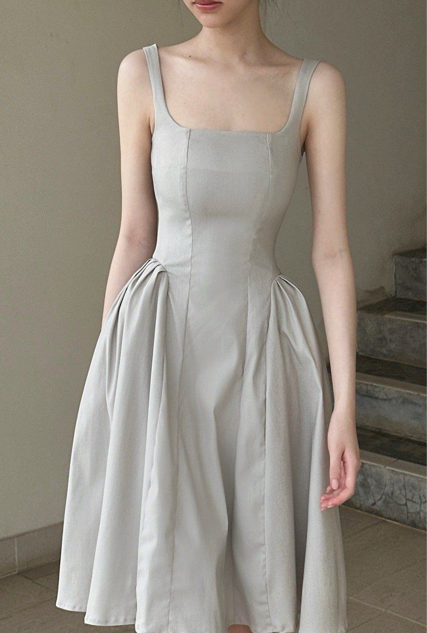  Juliette Dress - Đầm Hai Dây Corset Cổ Điển D1021 