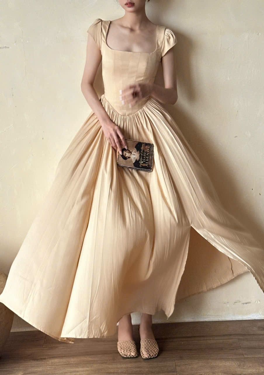  Adela Dress - Đầm Corset Cổ Điển Tay Hến V21 