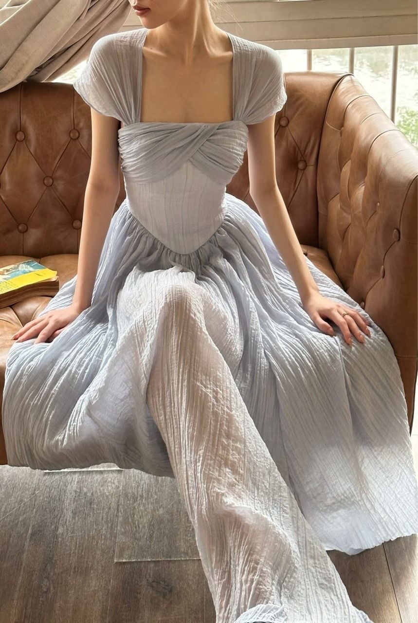  Alexandra Dress - Đầm Corset Tay Hến V20 