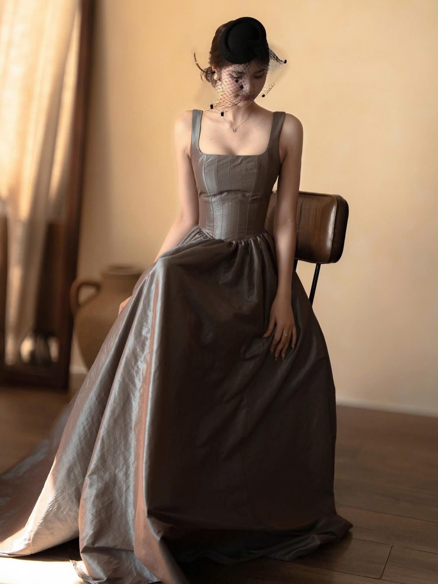  Seline Dress - Đầm Corset Dáng Dài Thiết Kế 