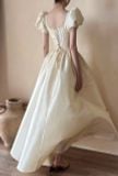  Ivory Sonata Dress - Đầm Corset Tay Phồng Thiết Kế D0161 