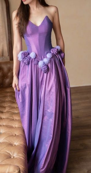  Midnight Iris Dress - Đầm Cúp Ngực Corset Thiết Kế 