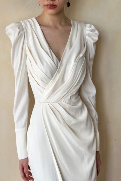  Jasper Dress - Đầm Cổ V Tay Dài D0151 