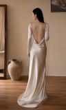  Marilyn Dress - Đầm Lụa Tay Dài Thiết Kế 