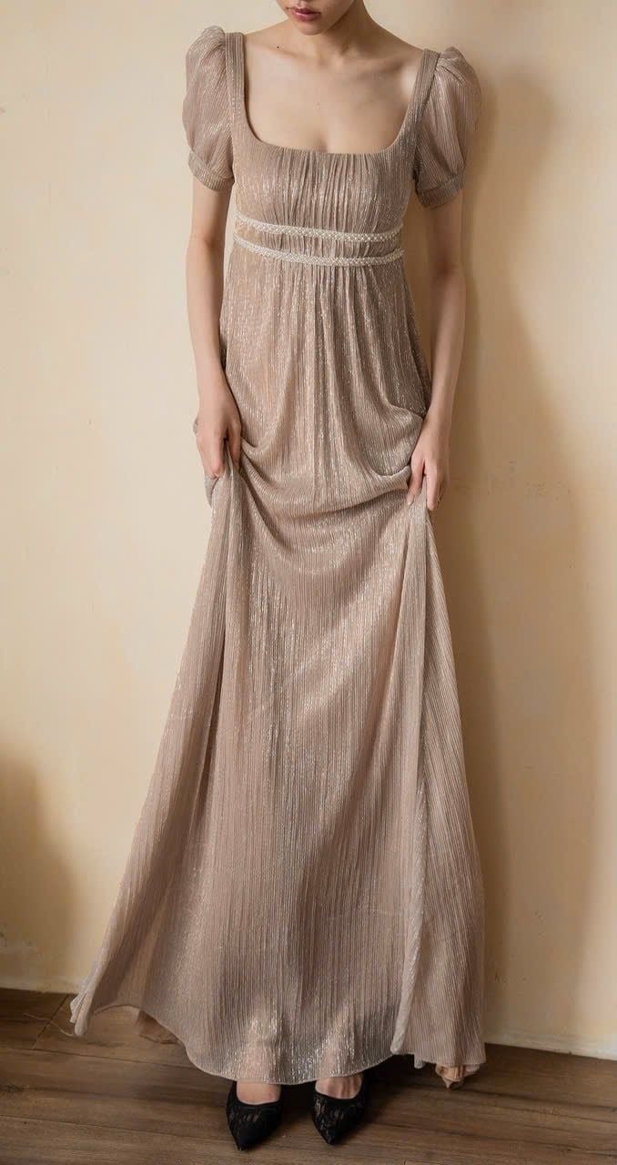  Audrey Dress - Đầm Thiết Kế Tay Bồng 