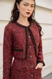  Giselle Dress - Đầm body tweed hàng cúc, hai túi D001 D002 
