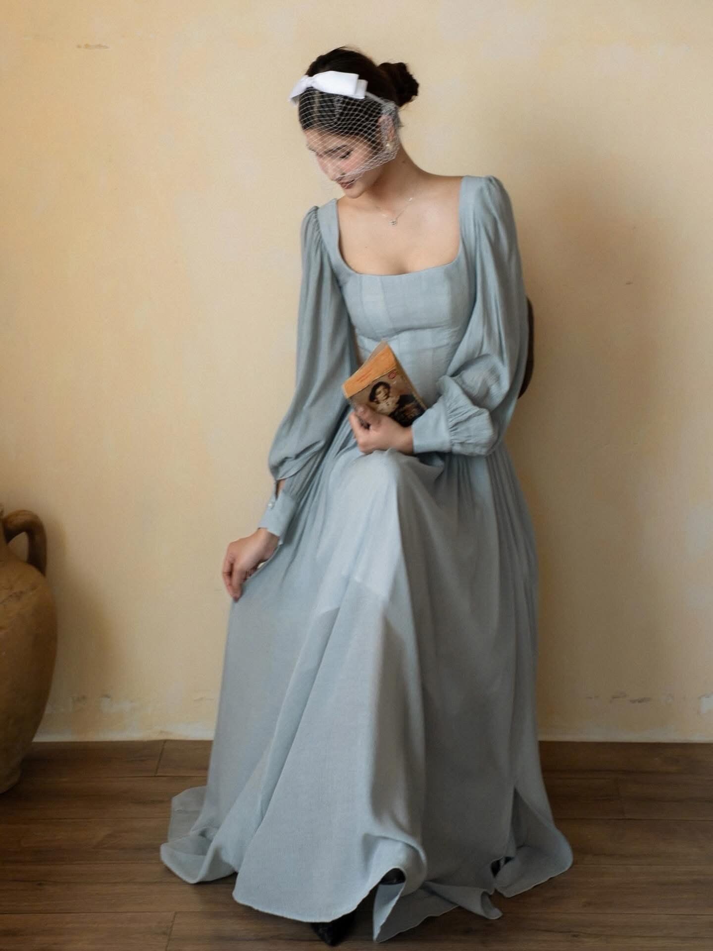  Cinderella Dress - Đầm Corset Cổ Điển Tay Phồng DR0124 