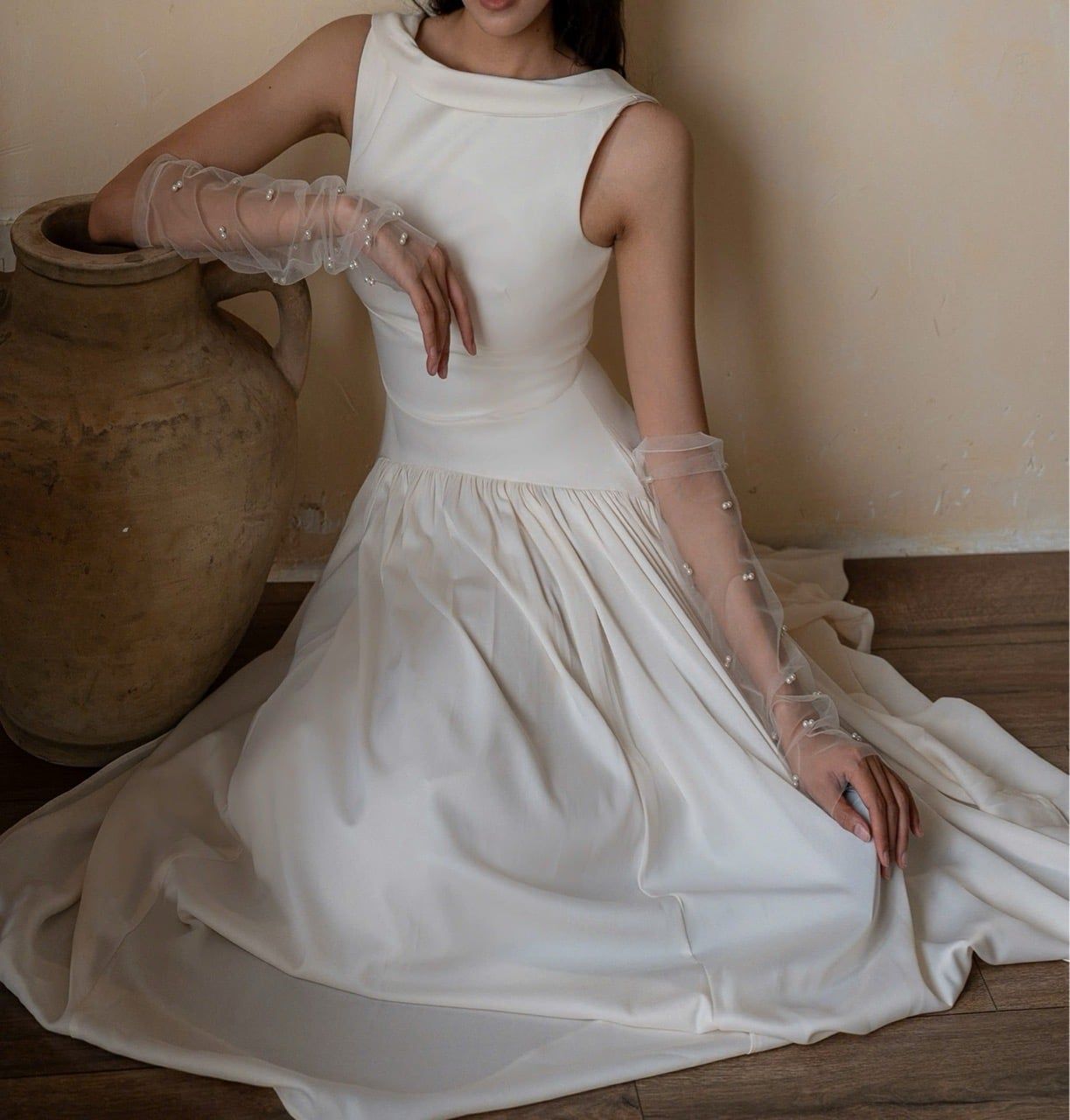  Claudette Dress - Đầm Thiết Kế Vintage QE001 