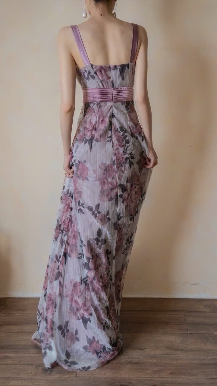  Julia Dress - Đầm Hoa Thiết Kế Dáng Dài Hai Dây 