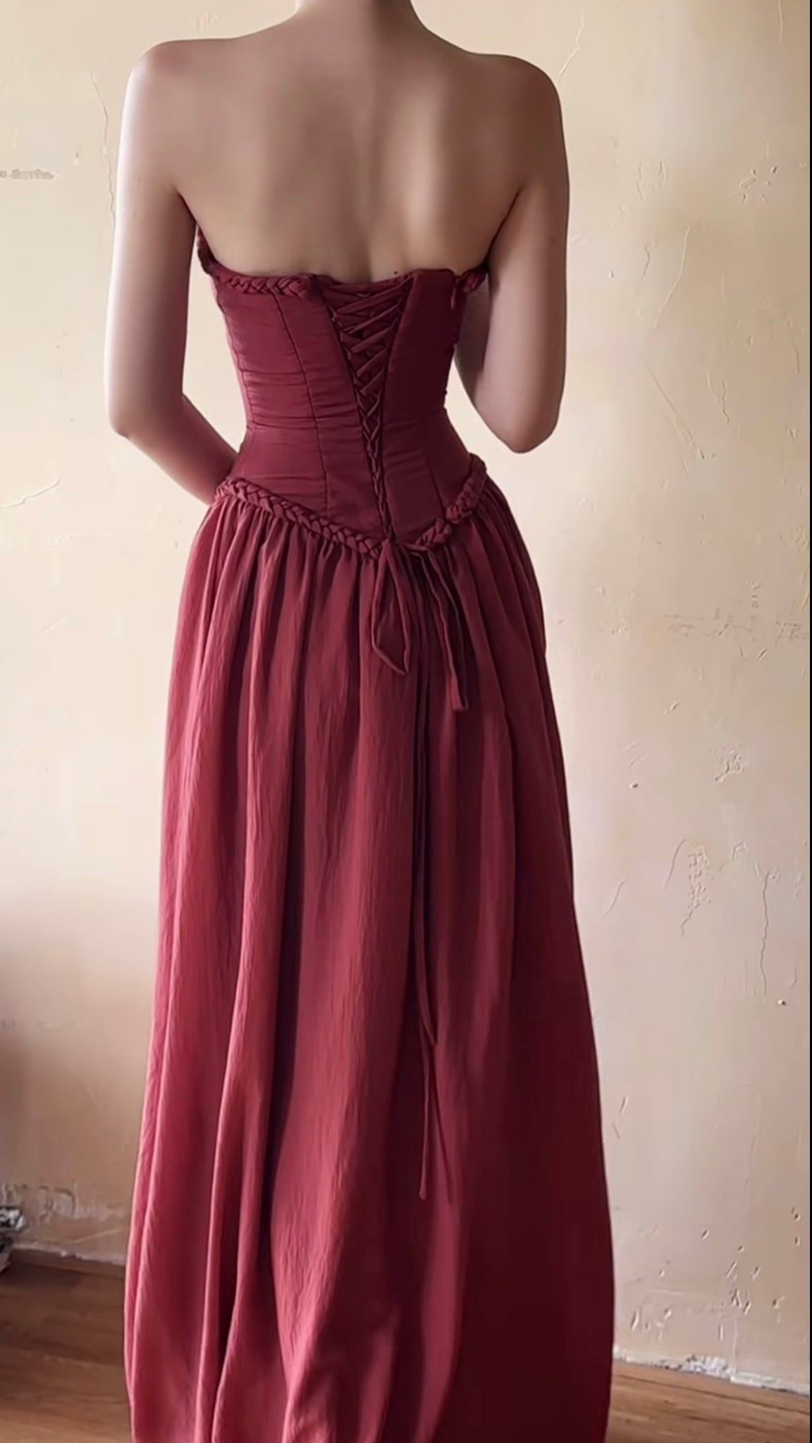  Sierra Dress - Đầm Cúp Ngực Corset Nút Bọc Thiết Kế 